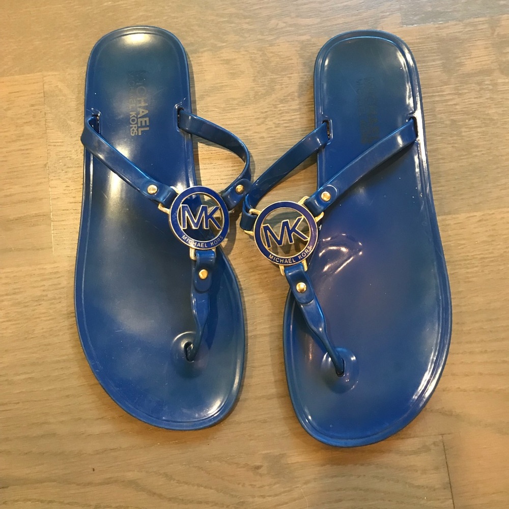 Michael Kors Jelly Flip Flops